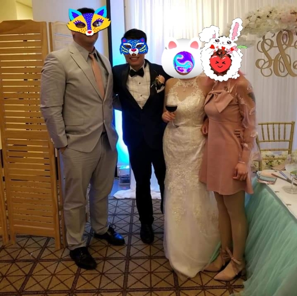 Cute and Fashion cocktail pink dress - Picture 12 of 12